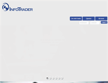 Tablet Screenshot of infotrader.se
